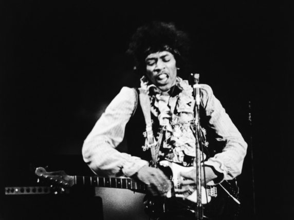 "Both Sides of the Sky" contiendra des morceaux enregistrés par Jimi Hendrix entre janvier 1968 et février 1970, quelques mois avant sa mort (archives). © KEYSTONE/AP FLEMB/BRUCE FLEMING