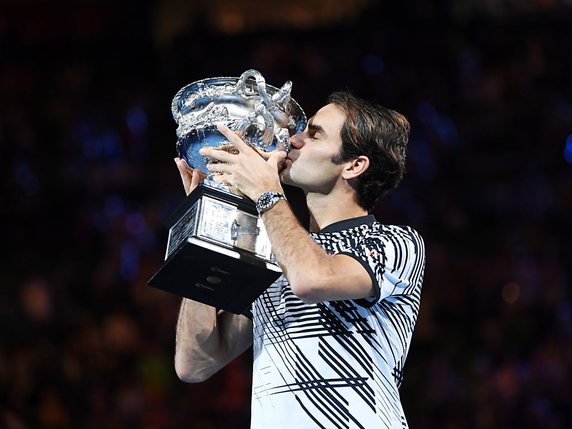 Federer récompensé © KEYSTONE/EPA AAP/LUKAS COCH