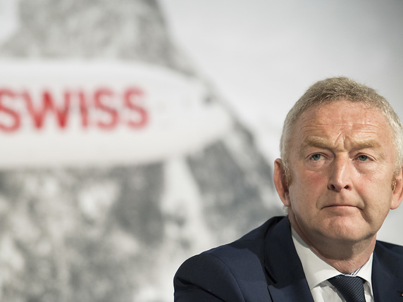 Le directeur général de Swiss, Thomas Klühr, devient président d'Edelweiss Air (archives). © KEYSTONE/ENNIO LEANZA