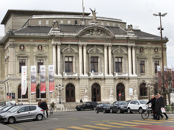 La Ville de Genève finance quasi à elle seule le Grand Théâtre de Genève, alors que la renommée de l'institution lyrique va bien au-delà des frontières cantonales (archives). © KEYSTONE/SALVATORE DI NOLFI