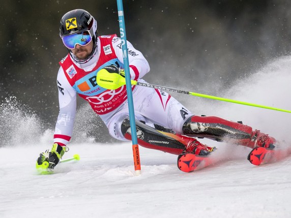 Marcel Hirscher impérial sur la glace de Wengen © KEYSTONE/EPA KEYSTONE/JEAN-CHRISTOPHE BOTT