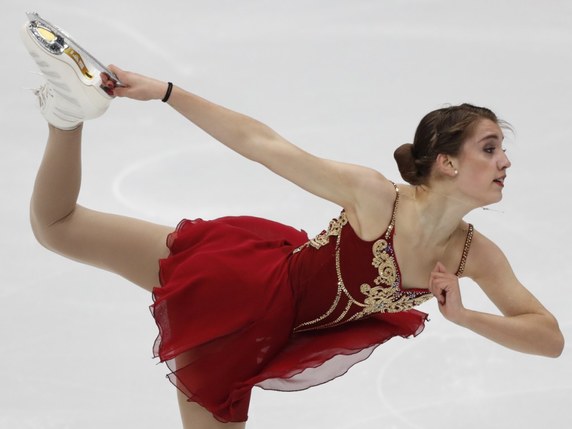 Alexia Paganini a gagné deux rangs lors du libre © KEYSTONE/EPA/SERGEI ILNITSKY