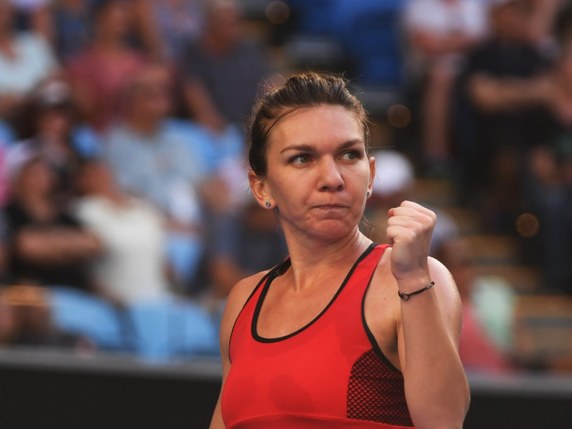 Simona Halep s'est hissée en quarts de finale à Melbourne © KEYSTONE/EPA AAP/LUKAS COCH