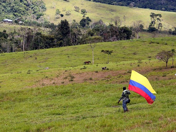 Des dizaines de millions de km2 doivent être nettoyés de toute mine antipersonnel d'ici 2021 après l'accord de paix en Colombie (archives). © KEYSTONE/EPA EFE/MAURICIO DUENAS CASTANEDA