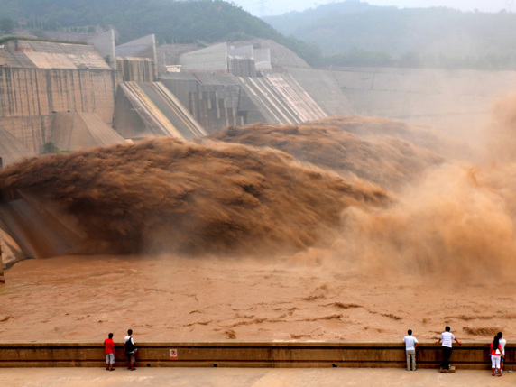 Le Fleuve jaune (Huanghe) est le deuxième plus long cours d'eau de  Chine après le Yangtzé (archives). © KEYSTONE/AP XinHua/Miao Qiunao