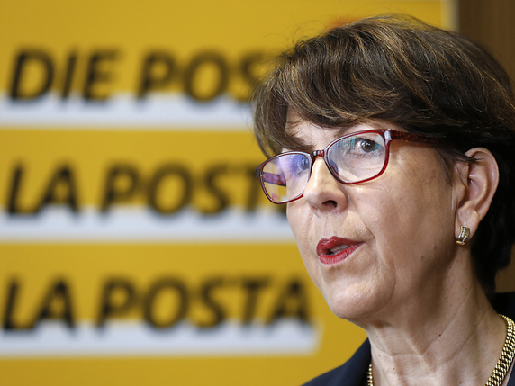 La directrice de La Poste Susanne Ruoff aurait reçu des menaces de mort, selon le SonntagsBlick (archives) © KEYSTONE/PETER KLAUNZER