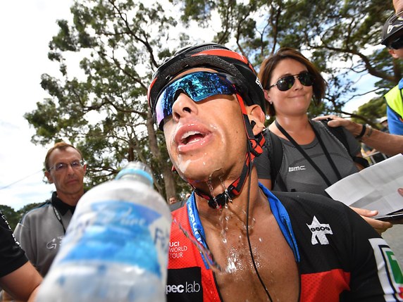 Richie Porte lors du Tour Down Under. © KEYSTONE/EPA AAP/DAVID MARIUZ