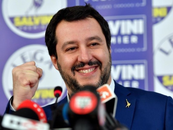 Le chef de la Ligue Matteo Salvini a revendiqué de diriger le gouvernement italien. © KEYSTONE/EPA ANSA/DANIEL DAL ZENNARO