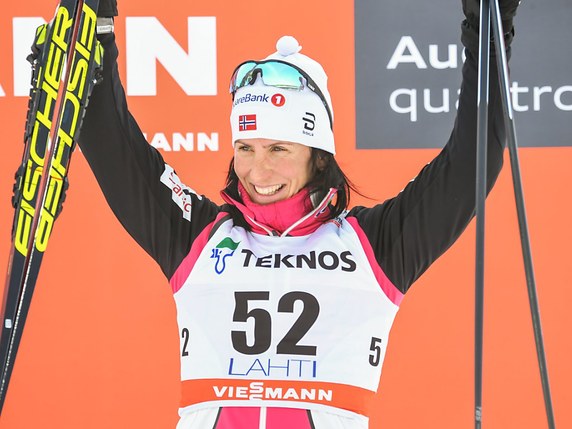 Marit Björgen, la reine du ski de fond © KEYSTONE/EPA COMPIC/KIMMO BRANDT