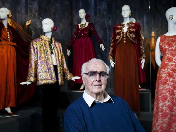 Hubert de Givenchy avait quitté en 1995 sa maison de couture (archives). © KEYSTONE/EPA ANP/BART MAAT