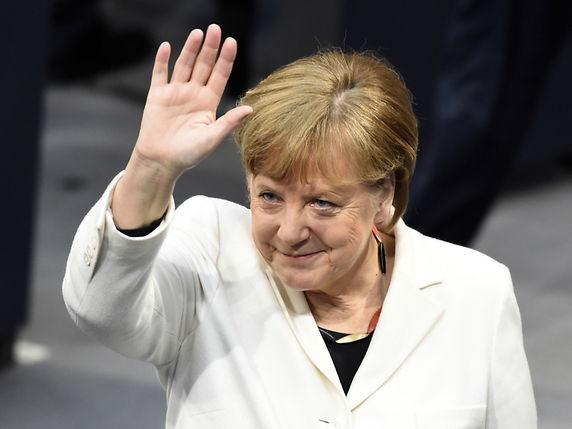 Angela Merkel a été reconduite à la chancellerie. © KEYSTONE/AP dpa/GREGOR FISCHER