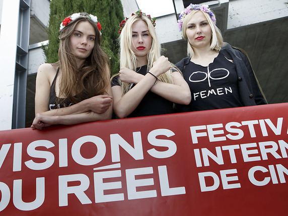 "I'm Femen", d'Alain Margot, avait été projeté à Visions du Réel en 2014. © KEYSTONE/SALVATORE DI NOLFI