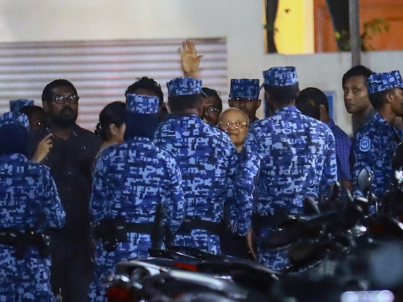 En vertu de l'état d'urgence imposé début février aux Maldives, les rassemblements y sont interdits (archives). © KEYSTONE/AP/MOHAMED SHARUHAAN