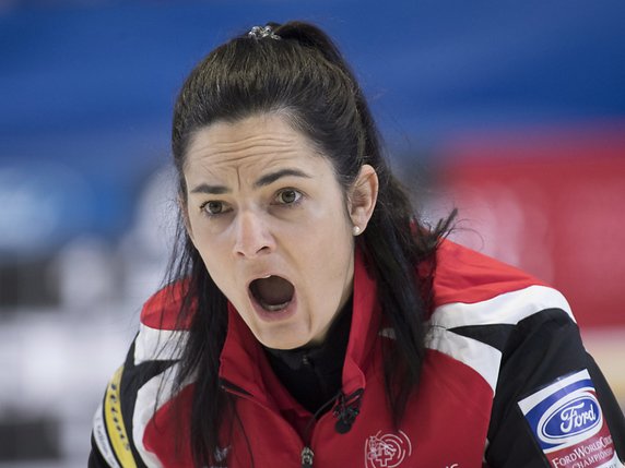 Binia Feltscher: il y a encore de l'espoir pour la Suisse. © KEYSTONE/AP The Canadian Press/PAUL CHIASSON