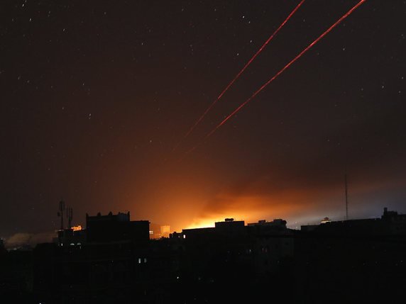 Trois missiles ont été interceptés au-dessus de Riyad (archives). © KEYSTONE/EPA/YAHYA ARHAB