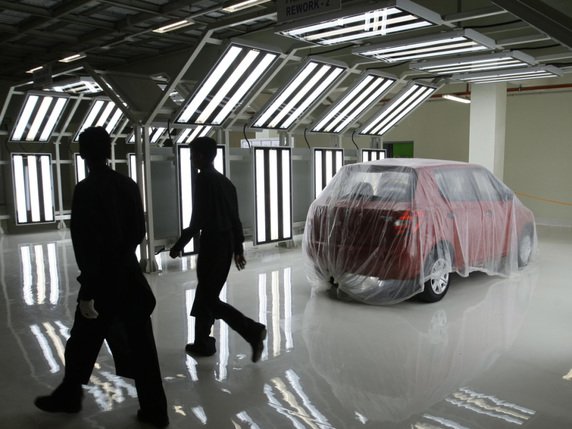 Les usines de Skoda ont réalisé à elles seules 60,7% de la production industrielle tchèque en 2017. Le constructeur a aussi des sites de production en Chine, en Inde et en Russie (archives). © KEYSTONE/AP/Gautam Singh