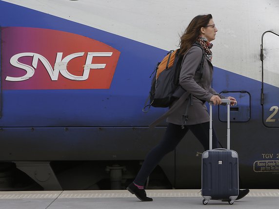 La grève à la SNCF doit reprendre dimanche et lundi (archives). © KEYSTONE/AP/CLAUDE PARIS