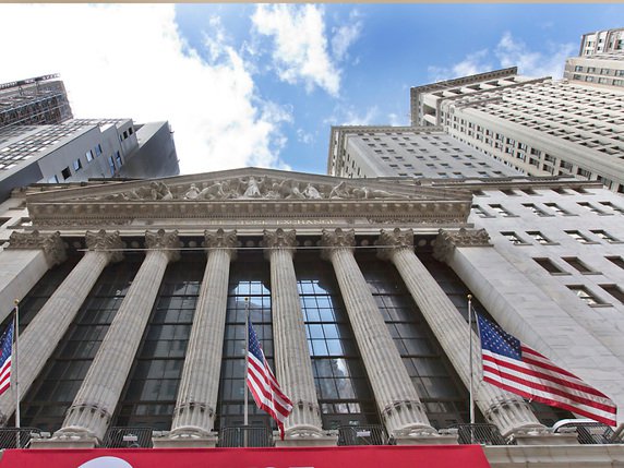 Wall Street a terminé dans le rouge (archives). © KEYSTONE/AP/RICHARD DREW
