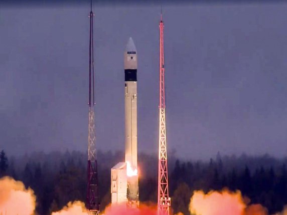Le cosmodrome militaire de Plessetsk d'où le satellite a été lancé mercredi soir (archives). © KEYSTONE/AP ROSCOSMOS SPCAE AGENSY PRESS SER