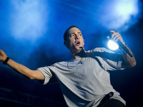 Eminem était déjà venu à Frauenfeld en 2010 (archives). © KEYSTONE/ENNIO LEANZA