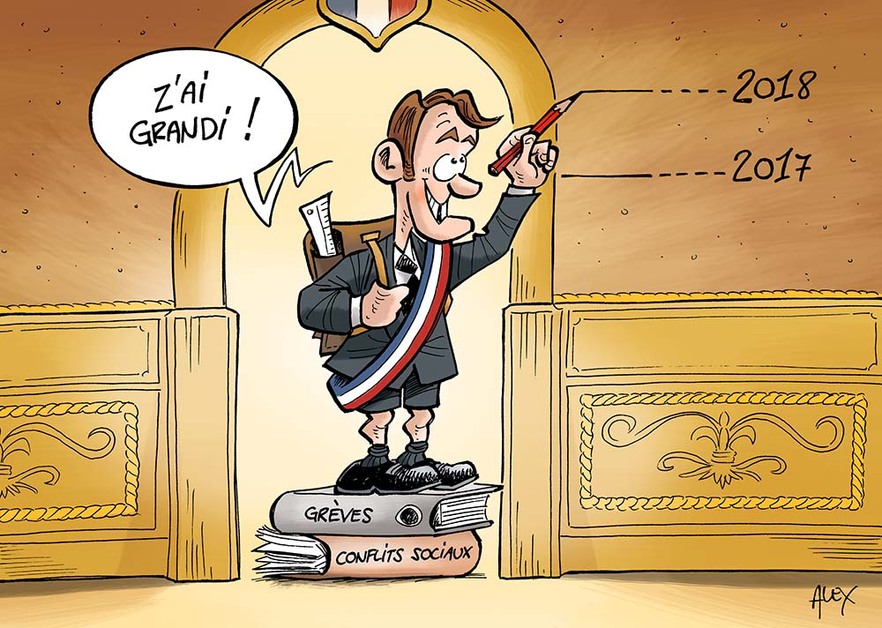 Macron, un an à l'Elysée