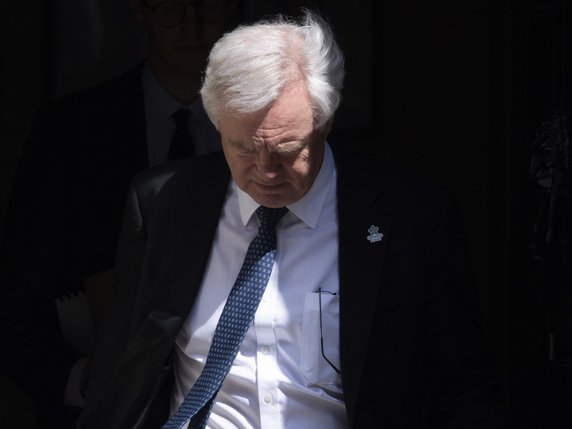 Le ministre britannique chargé du Brexit, David Davis, a démissionné avec effet immédiat (archives). © KEYSTONE/EPA/WILL OLIVER