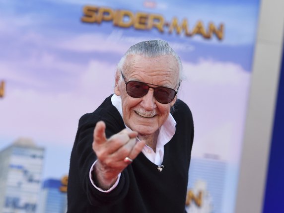 Stan Lee a notamment créé le personnage de Spider Man (archives). © KEYSTONE/AP Invision/JORDAN STRAUSS