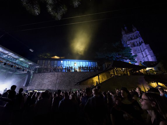 Le festival culturel la Cité débute ce mardi à Lausanne. L'an dernier, environ 100'000 visiteurs avaient afflué (archives). © KEYSTONE/JEAN-CHRISTOPHE BOTT