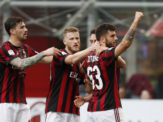 L'AC Milan pourra jouer la prochaine Europa League. © KEYSTONE/AP/ANTONIO CALANNI
