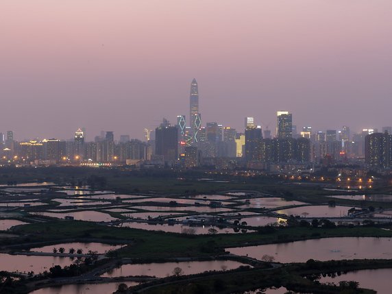 La métropole de Shenzhen passe pour être le pendant chinois de la Silicon Valley (archives). © KEYSTONE/EPA/JEROME FAVRE