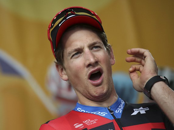 Stefan Küng s'est consolé de sa septième place aux Européens © KEYSTONE/AP/CHRISTOPHE ENA