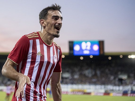 Lazaros Christodoulopoulos a marqué deux fois © KEYSTONE/URS FLUEELER