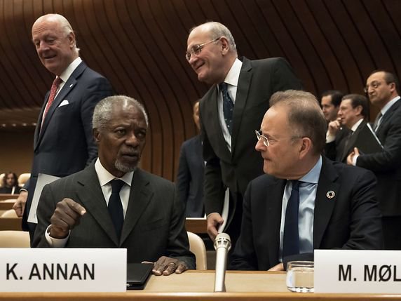 Le directeur général de l'ONU à Genève Michael Møller a travaillé à plusieurs reprises pour Kofi Annan (archives). © Keystone/ONU