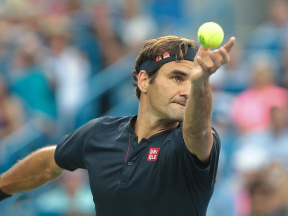 Roger Federer visera un 99e titre sur le circuit dimanche à Cincinnati. © KEYSTONE/EPA/MARK LYONS