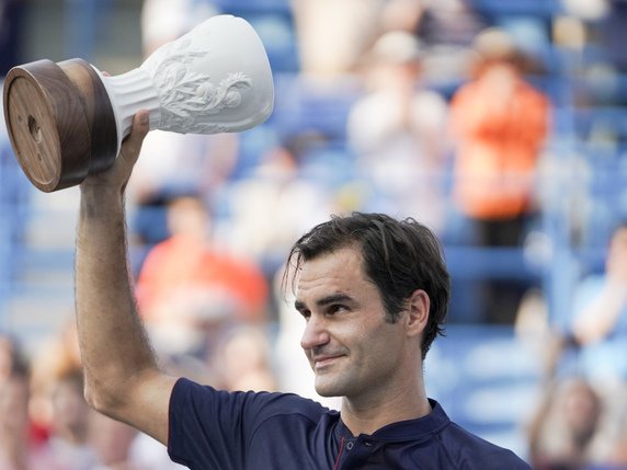 Roger Federer: cap désormais sur Flushing Meadows. © KEYSTONE/AP/JOHN MINCHILLO