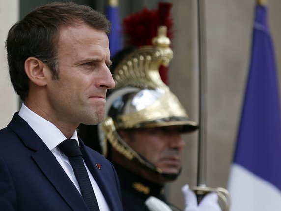 Le président français Emmanuel Macron aborde en cette rentrée politique sa deuxième année du quinquennat (archives). © Keystone/AP/FRANCOIS MORI