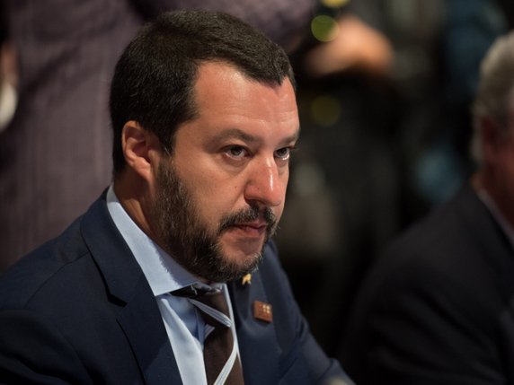 Le ministre italien de l'Intérieur Matteo Salvini (archives). © Keystone/EPA/DANIEL KOPATSCH