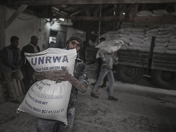 L'UNRWA aide environ 5 millions de réfugiés palestiniens. La plupart sont les descendants des Palestiniens ayant fui la Palestine lors de la création de l'Etat d'Israël en 1948. © KEYSTONE/EPA/MOHAMMED SABER