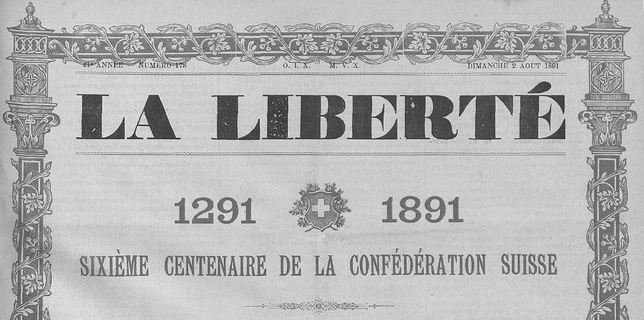 La une de l'édition du 2 août 1891. © DR