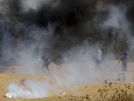 La situation économique est particulièrement difficile dans la bande de Gaza pour les Palestiniens (archives). © KEYSTONE/AP/ADEL HANA