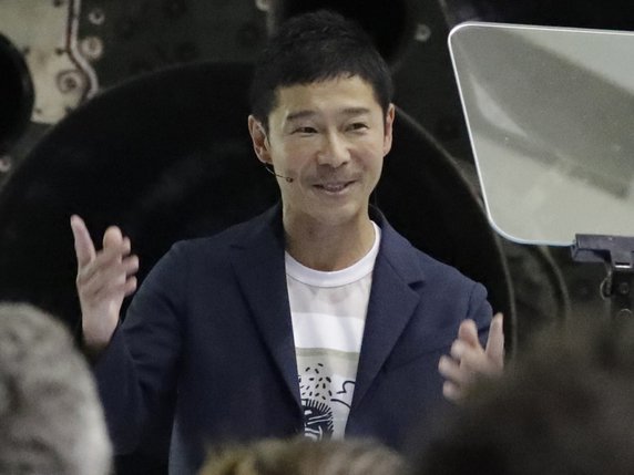 Yusaku Maezawa est le fondateur d'un grand site de mode. © KEYSTONE/AP/CHRIS CARLSON