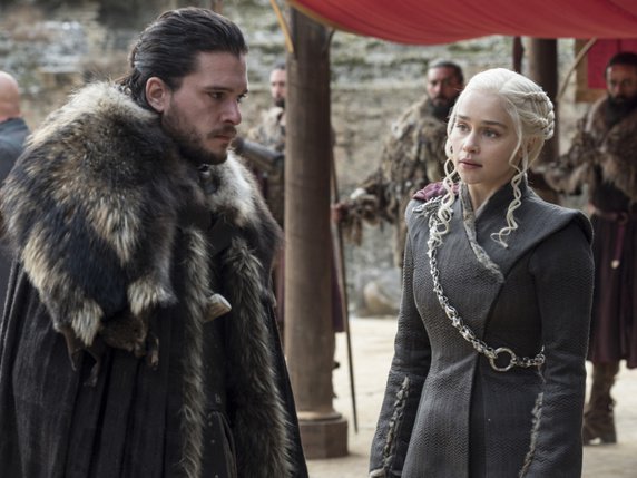 "Game of Thrones" a décroché la récompense de meilleure série dramatique pour la troisième fois (archives). © KEYSTONE/AP HBO/MACALL B. POLAY