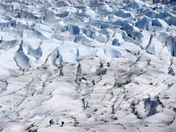 La calotte de l'Antarctique Est est menacée par un réchauffement modéré. © KEYSTONE/EPA EFE/FELIPE TRUEBA