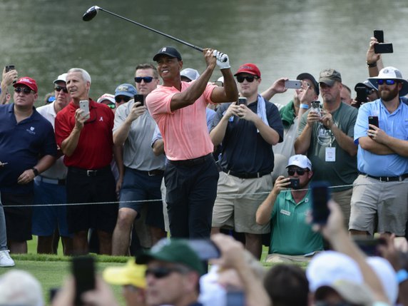 Tiger Woods attire toujours les regards. © KEYSTONE/FR69715 AP/JOHN AMIS