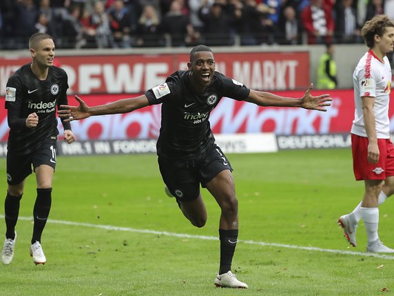Gelson Fernandes heureux d'avoir marqué pour l'Eintracht © KEYSTONE/EPA/ARMANDO BABANI