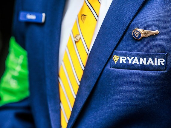 La compagnie à bas coût Ryanair connaît une grogne sociale depuis un an, qui a débuté avec le mécontentement des pilotes (archives). © KEYSTONE/EPA/STEPHANIE LECOCQ