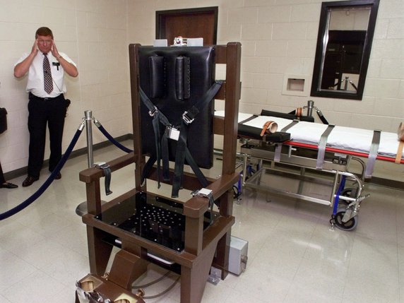 Dans le Tennessee, les personnes condamnées à la peine capitale avant 1999 ont le droit de choisir entre mourir par électrocution ou par injection létale (archives). © KEYSTONE/AP/MARK HUMPHREY