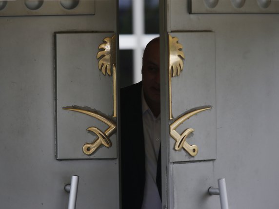 Le consulat saoudien à Istanbul a déjà été perquisitionné deux fois par la police turque. © KEYSTONE/AP/LEFTERIS PITARAKIS