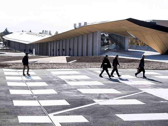 L'exposition aura lieu à l'ArtLab de l'EPFL. © KEYSTONE/JEAN-CHRISTOPHE BOTT
