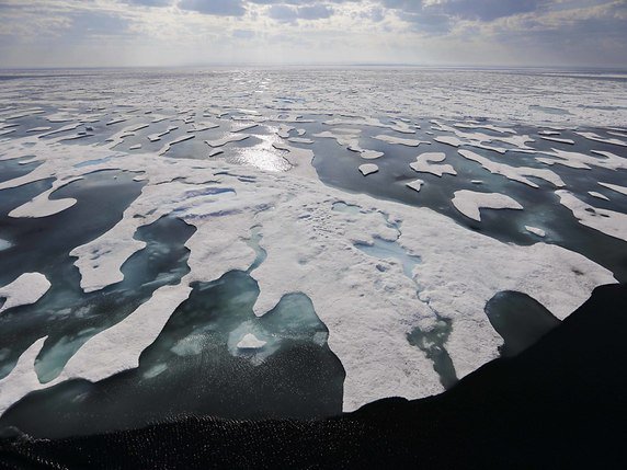 L'Arctique canadien est déjà touché par le recul de la calotte glaciaire (archives). © KEYSTONE/AP/DAVID GOLDMAN